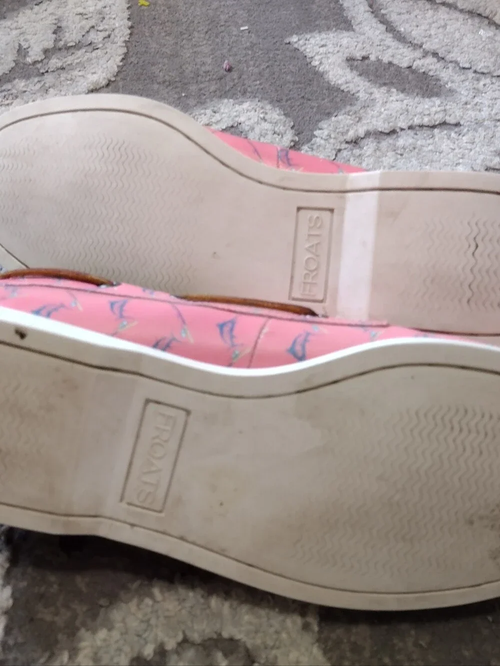Froats The angler Pink Boat Shoes